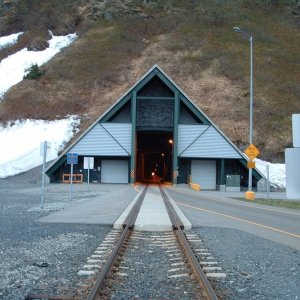 Media '(AK Angler) Whittier side of the Anton Anderson Memorial Tunnel' in album '(AK Angler) Arrived at Whittier'