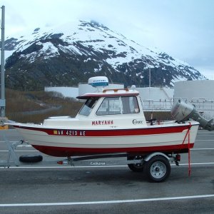 Media '(AK Angler) Well equipped 14 footer, Maryann' in album '(AK Angler) Arrived at Whittier'