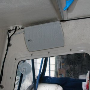 Poly Planar MA 7500 speakers.  Starboard side.
