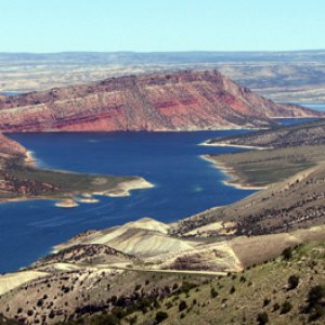 Overview of Sheep Canyon in Flaming Gorge