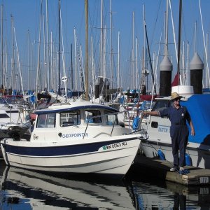 Everett Marina for a several days of skunked fishing