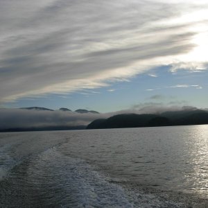 laying tracks towards Barkley Sound - early AM