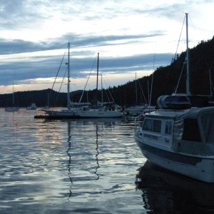 10 Sun down at Bidwell Marina