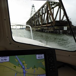 Entering the canal