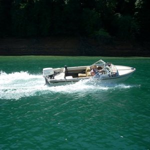 our previous boat on greenpeter res.