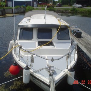 Media 'Our slip at the Rome, NY marina' in album 'Annalee in our driveway on the way to Rome, NY marina'