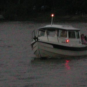 OTTER coming in from a twilight cruise