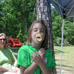 Grace Callahan (OTTER) and her pringles duck lips!