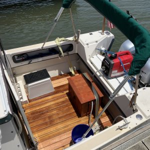 Deck grate build.