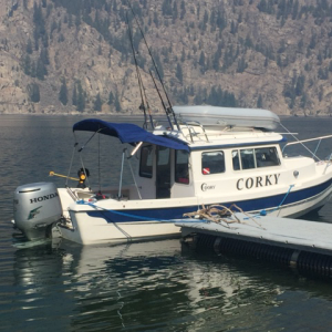 Dinghy Tied on Top