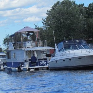 Loved the boats name, this the Ormocto Yacht club marina