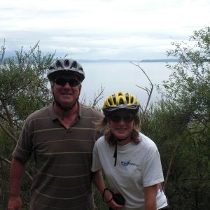 We cycled 25 kms on Texada and 15 kms on Savary.  My first time on a bike in over 30 years.  I was walking like John Wayne at the finish.