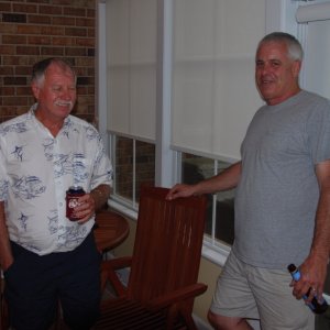 RIVER HORSE owner, Bruce, is on the right.