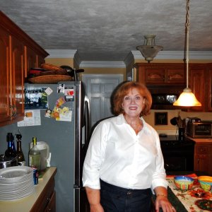Joan feeding the C-Brats before deployment
