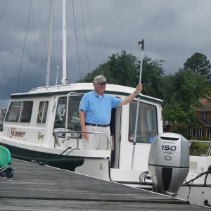 Will the lightning strike a boathook