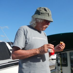 Check out Bob's fancy bandage