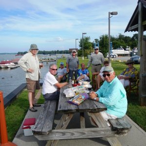 Happy hour at Jordan Point