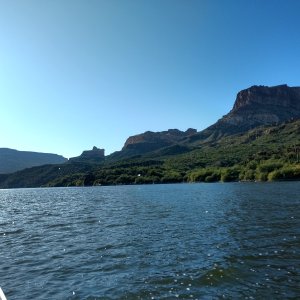 Hadn't been to this lake in years and kind of forgot how beautiful it is.

It's like Saguaro National Park, for boats!