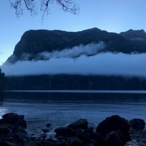 Doubtful Sound the next morning.