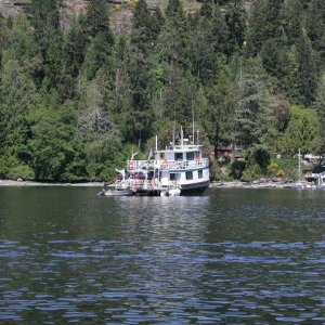 The floating Bakery. Fresh bread and breakfast pastries. Montague Harbour BC
