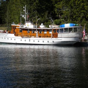 "Dearleap", a labor of love. Or as the owner calls it, a labor of insanity! Pierre's at Echo Bay June 2011.