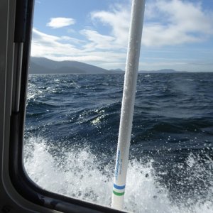 Crossing Rosario Strait was the worst water of entire trip