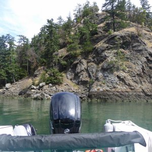 Media 'At DNR buoy in Eagle Harbor' in album 'Leaving Bedwell Harbour early Sunday morning'