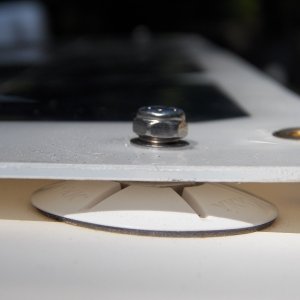 I only used male snads.  The panel has a female snap attached with a little ss bolt and nylock nut.