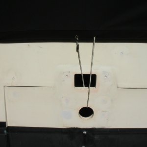 From this photo you can see was an I/O hull with a SeaDrive bolted on the back.