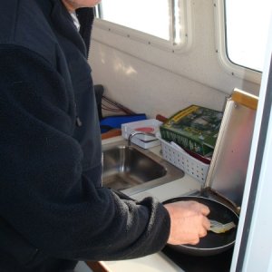 Breakfast anyone, first time cooking on the Wallas