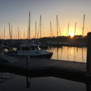 river dunes sunset