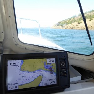 Brock suggested an alternate, inside route, past Skyline Marina. As usual, he was right!