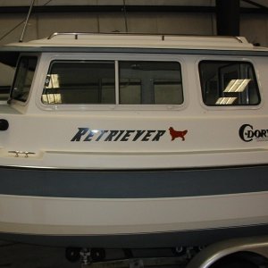 "Retriever"
lettering and graphic
