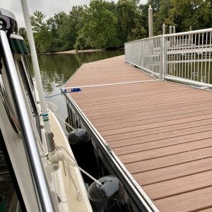 deserted boat ramp docks on weekdays are a great place to stop for breakfast