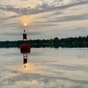 slack tide sunrise