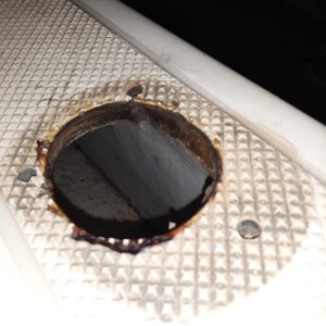 flush mount rod holders, unsealed and wet core