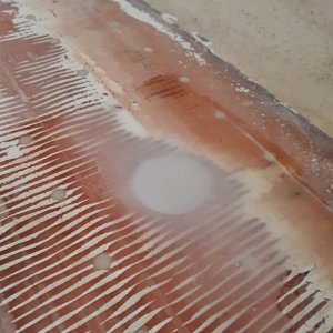 coring with thickened epoxy over