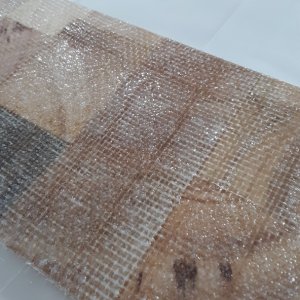 TEST PANEL: immediately after rolling epoxy on