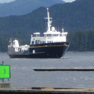 The ferry from Metlakatla to Ketchikan