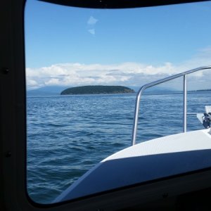 Finally on the water.