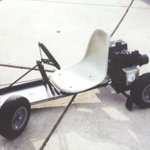 My 8th bike. A go cart I had for some fun.