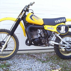 My 11th bike. 1979 Yamaha YZ465. Only owned it for 2 weeks, almost killed myself on it. Too much power for me.