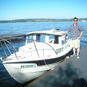 1st launch- lake washington-july 2008