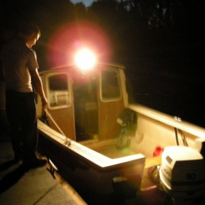 back after dark-deck light works well