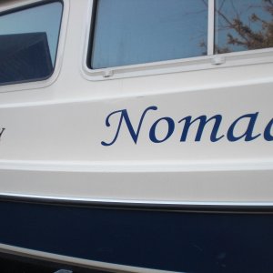 Media 'Nomad is a very apt name for our style of cruising.' in album 'Our new boat waiting for us.'
