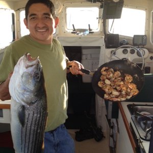 dinner and striper