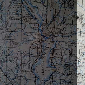 Priest Lake chart/map