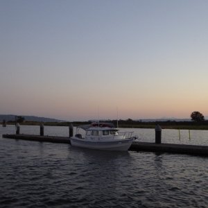 Media 'At first I thought I might stay at Jetty Island for the night. That is until the first tug boat and barge went up the slough at full clip and knocked everything around.  That and the stench from the public restrooms on the dock.' in album 'Tuesday afternoon departure for week-long trip, 7-17-18'