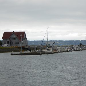 The Everett north basin visitor moorage.