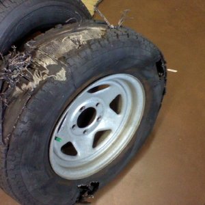 Blown Tire